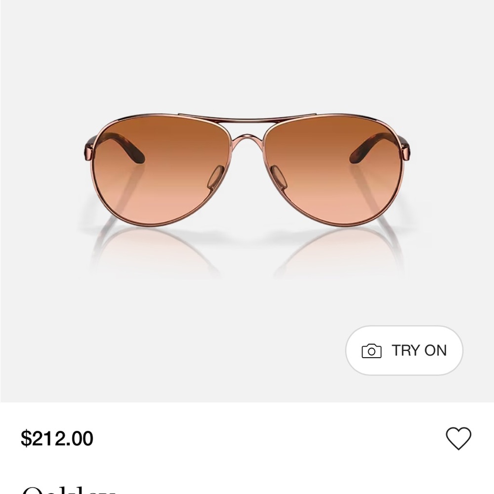 Oakley Copper Aviator Sunglasses